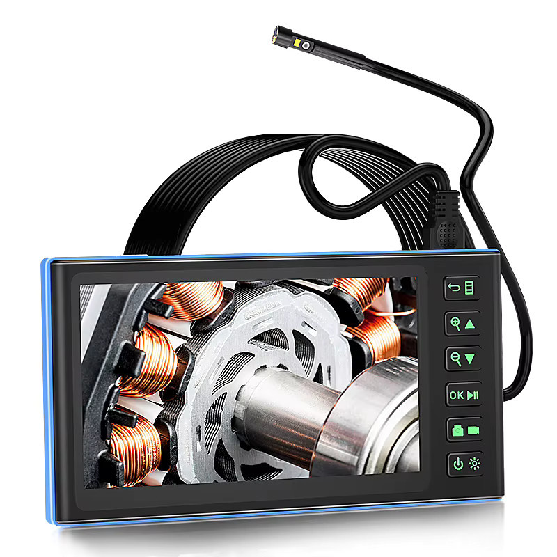 BUMBORN Action-Kamera Endoskop mit 7 Zoll IPS-Bildschirm, 1080P Auflösung und abnehmbarem Design, 1-15m starres Kabel zur Inspektion von Rohrleitungen und Autos - Bild 5