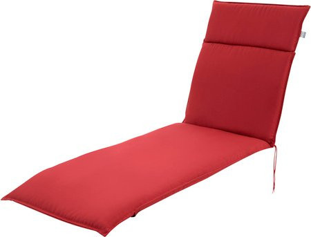 CASAYA Auflage Koroma in Weinrot Uni, B/L: 63 x 195 cm - Bild 1