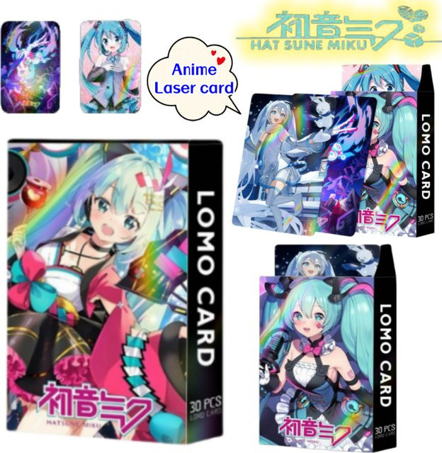 Bandai Hatsune Miku Grußkarte, Pappe / Karton, bunt / mehrfarbig - Bild 1
