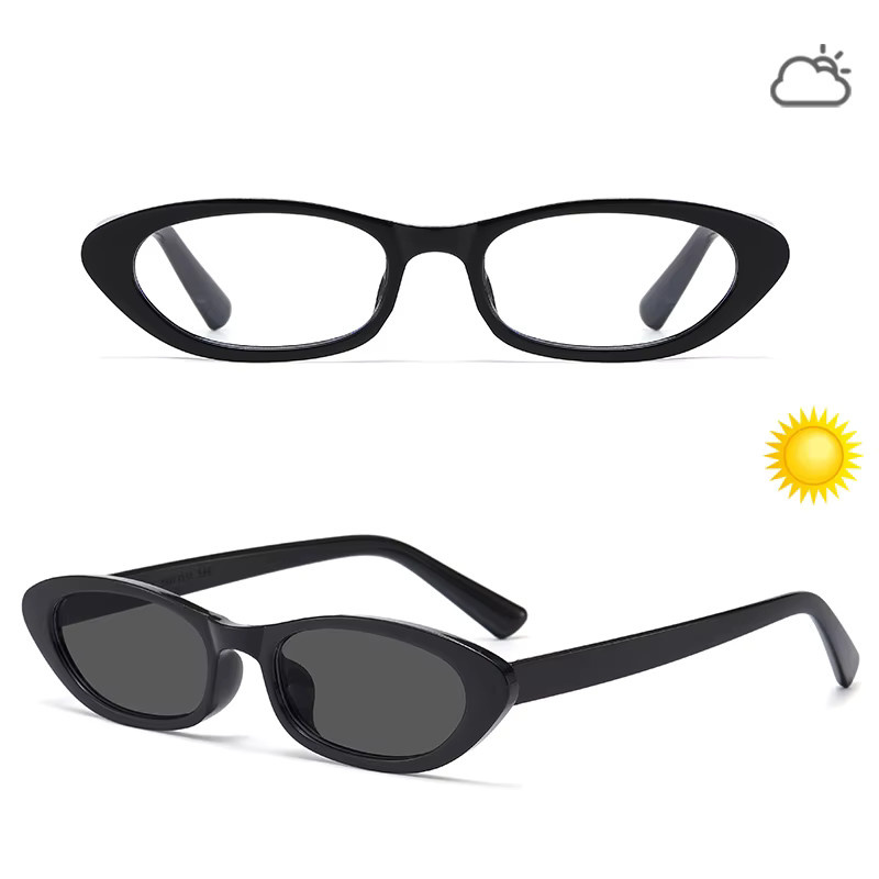 Rexxar Sonnenbrille Cat-Eye, Vollrand, Kunststoff, Schwarz, Damen - Bild 3