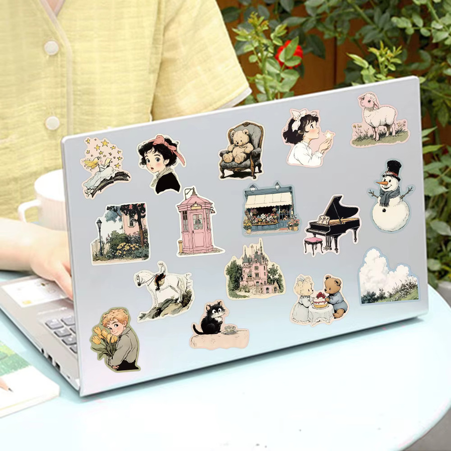 50 Stück Cartoon Comic Welt Aufkleber in Multicolour für Laptop, Gepäck und DIY-Projekte - Bild 5