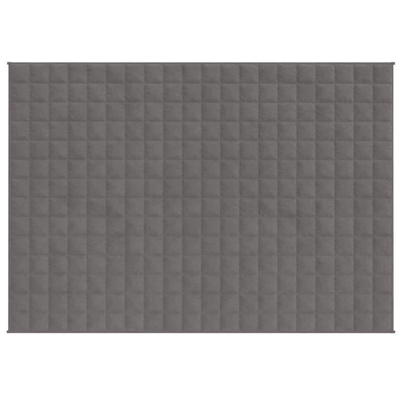 Vidaxl Gewichtsdecke Grau 150 x 200 cm 7 kg aus Stoff - Bild 3