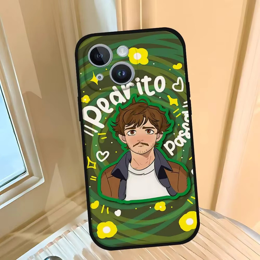 Pedro Pascal Handyhülle in Schwarz passend für verschiedene Apple iPhone Modelle - Bild 4
