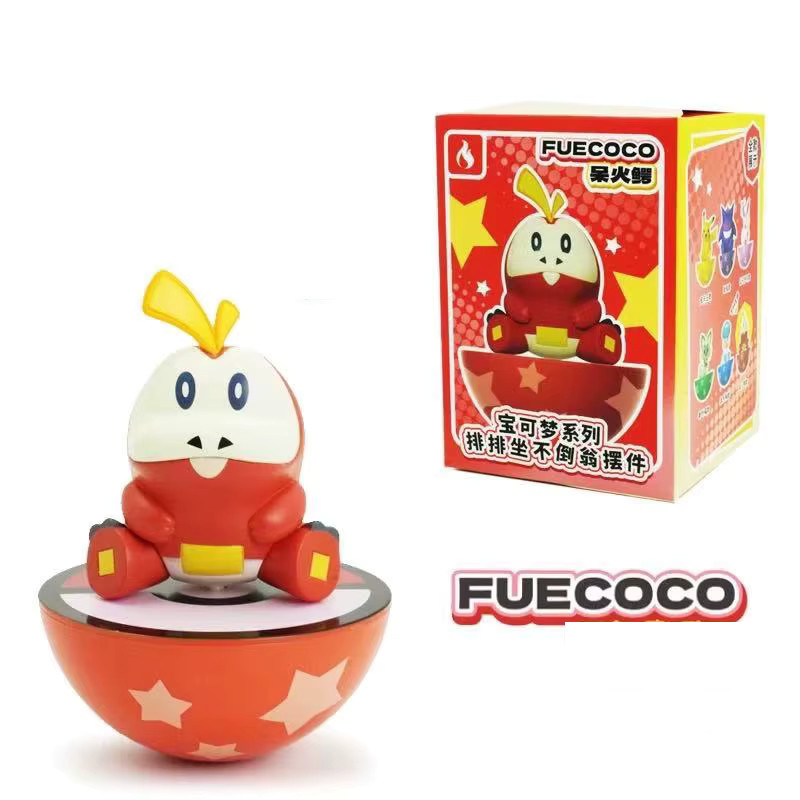 LANGBOWANG Pokémon Tumbler, Pikachu Sprigatito Fuecoco Quaxly, Mini-Schaukelpuppe - Bild 2