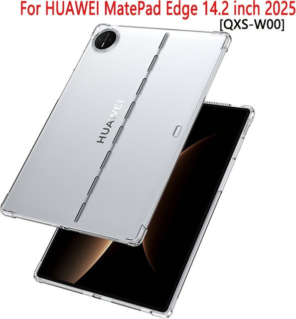Transparente Silikon Schutzhülle für Huawei MatePad Edge 14.2 2025 aus weichem TPU mit Airbag-Funktion - Bild 1
