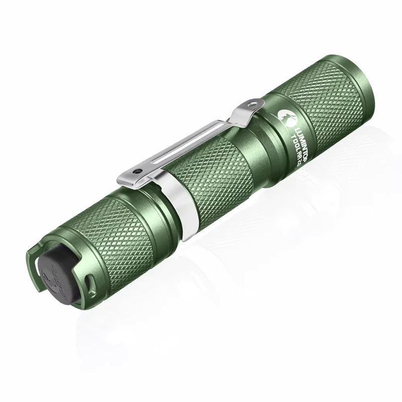 LUMINTOP EDC Outdoor Camping Taschenlampe in Grün mit 900 Lumen Hochleistungs-LED-Beleuchtung und AA 14500 Akku - Bild 2