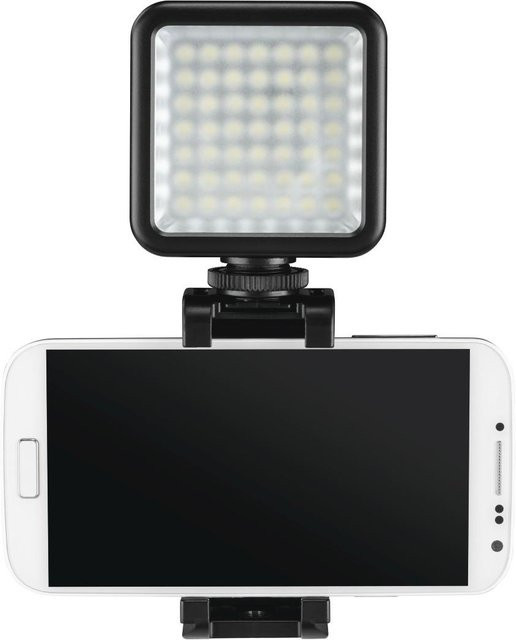 Hama LED-Leuchte 49 BD für Smartphones, Foto- und Videokameras in Schwarz - Bild 1