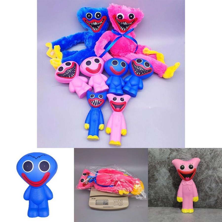 NovaGlade Poppy Playtime Huggy Wuggy Kissy Missy Plüschtier Pink - Bild 4