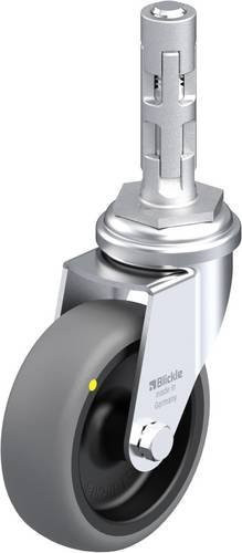 Blickle LRA-TPA 75G-ELS-E01 Lenkrolle in Grau und Schwarz mit 75 mm Rad-Durchmesser und einer Tragfähigkeit von max. 50 kg - Bild 1
