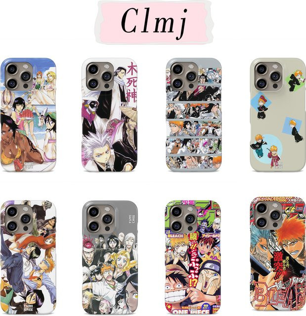 Bandai Anime Bleach Handyhülle für iPhone in Multicolour mit doppelschichtiger Rückabdeckung - Bild 1