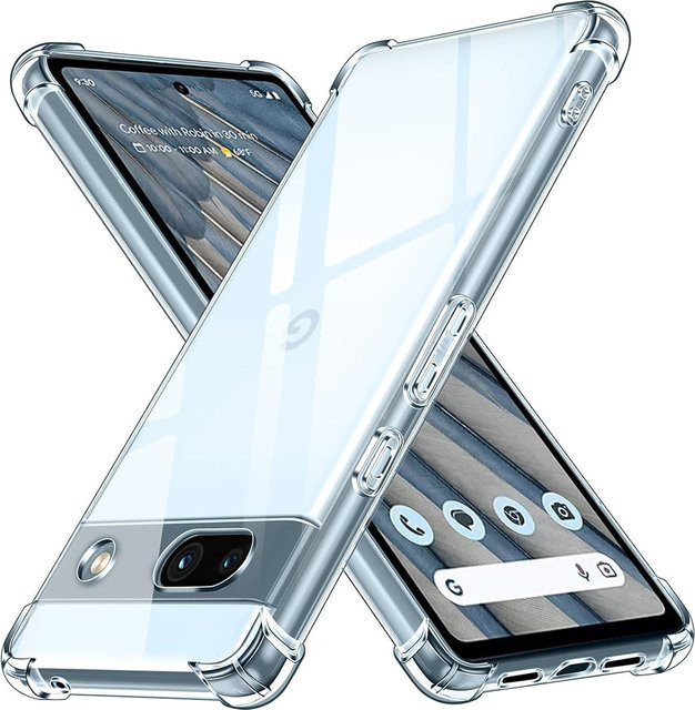 Techsuit Stoßfeste Hülle für Google Pixel 7a in Transparent - Bild 1