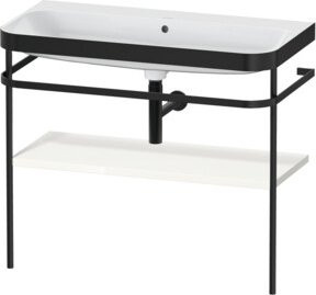 Duravit Möbelwaschtisch-Kombi Happy D.2 Plus in Weiß mit Konsole, B/T: 97,5 x 49 cm - Bild 1