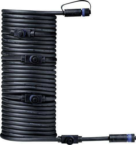 Paulmann Plug & Shine Kabel 1-in/5-out Schwarz 10 m IP68 für Außenbereich - Bild 1