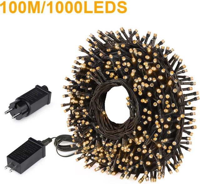Gyarfas Twinkle Star LED Lichterkette Wasserdicht für Outdoor Garten und Weihnachten - Bild 1