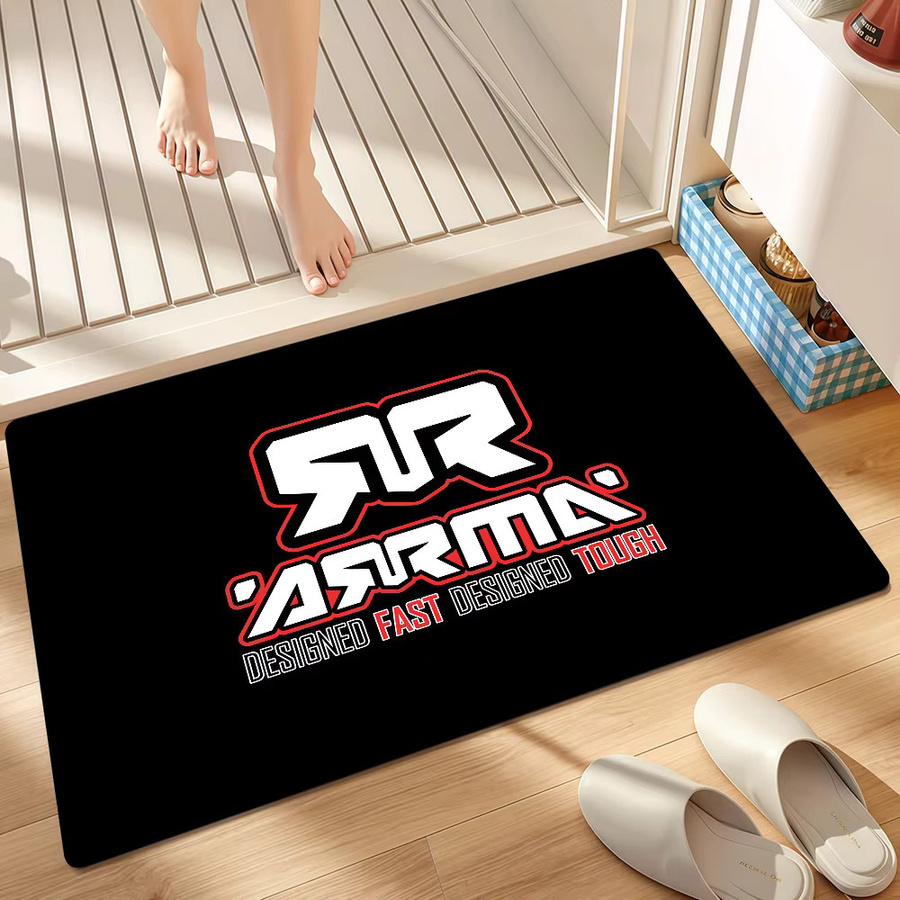A-ARRMA Fußmatte mit Sporty-Graphic-Design in Schwarz, B/B/H: 60,0 x 40,0 cm - Bild 5