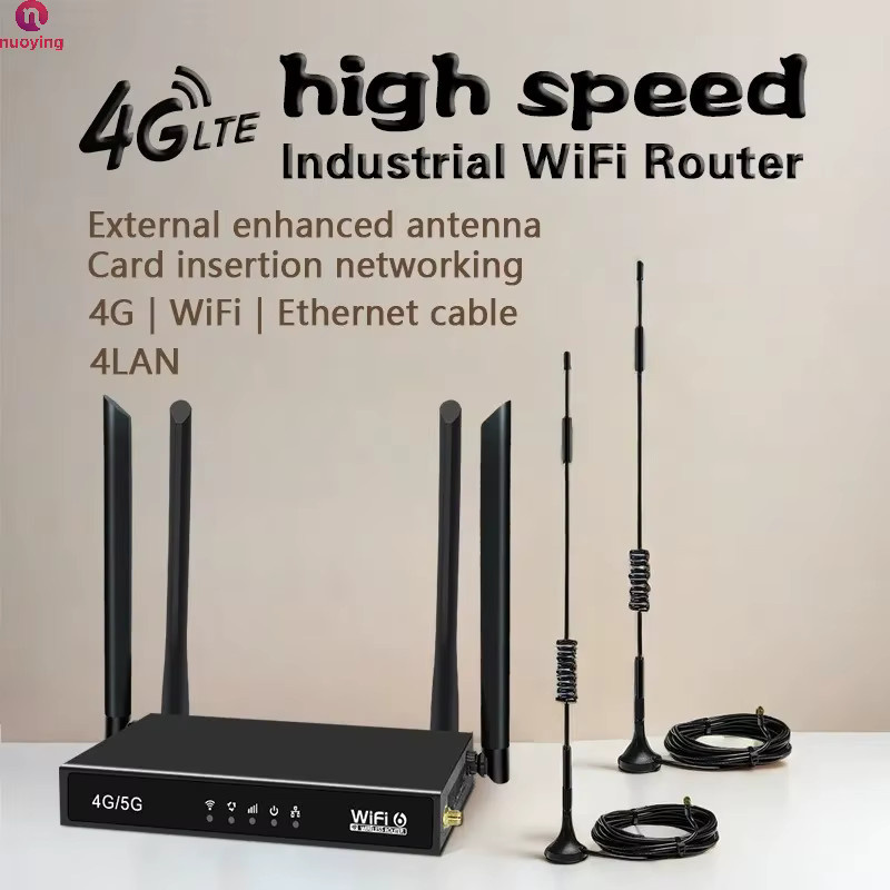 NUOYING Tragbarer 4G CPE Router mit SIM-Karten-Design in Schwarz - Bild 2