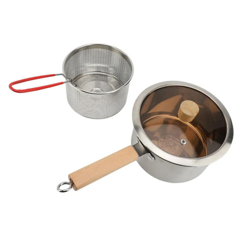 CosyHome Mehrzwecktopf aus Edelstahl mit Deckel und Korb, Grau, 2,5 l - Bild 5