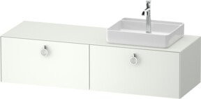 Duravit Waschtischunterschrank White Tulip in Weiß, Breite: 160 cm, Tiefe: 55 cm, Höhe: 40,8 cm - Bild 1