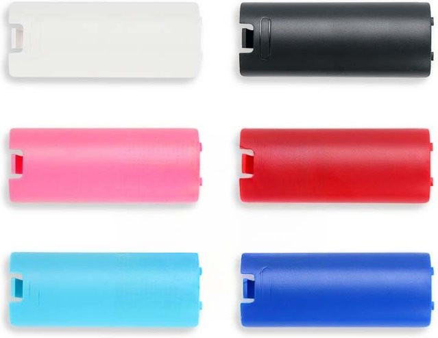 Nintendo Wii Ersatzteil: Rechte Akkuklappe aus Kunststoff in Weiß - Bild 1