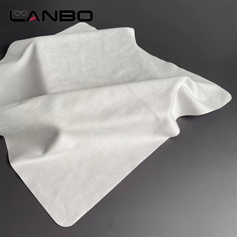 Lanbuff Mikrofaser Brillenreinigungstuch für Brillen, Kameraobjektive und Bildschirme, B/B: 35 x 35 cm, Schwarz oder Weiß - Bild 3