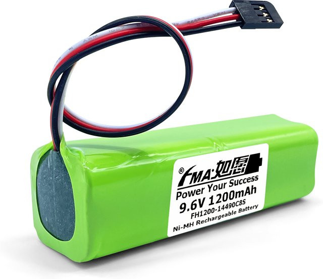 FMA Ni-MH-Akku 9,6 V 1200 mAh in Grün für Fernbedienungen und Spielzeug - Bild 1