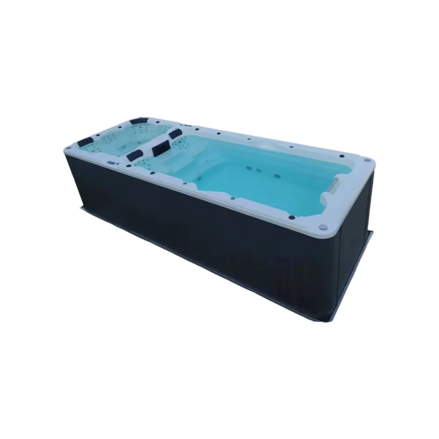 tuboom Whirlpool-Badewanne RS062B für 8 Personen aus Acryl in Weiß, B/T/H: 585 x 225 x 150 cm - Bild 2