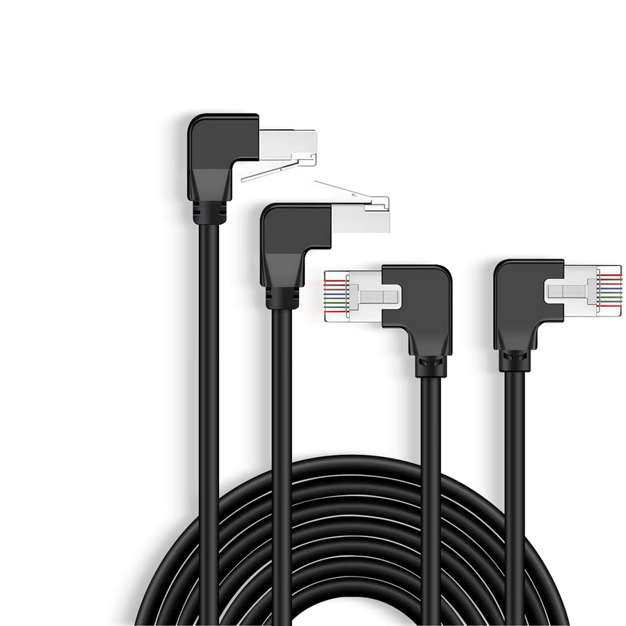 BYXGD CAT5E/CAT6A RJ45 Industrielles Ethernet-Kabel Gigabit Flexibles Netzwerkkabel für PROFINET Siemens SPS POE Kamera Outdoor in Schwarz - Bild 7