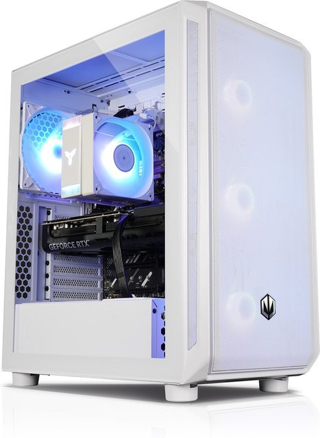 Gaming PC Dragon VII von Kiebel in Weiß mit AMD Ryzen 7 7800X3D, 32GB DDR5, NVIDIA RTX 5070 Ti 16 GB, 1TB SSD und Windows 11 - Bild 1