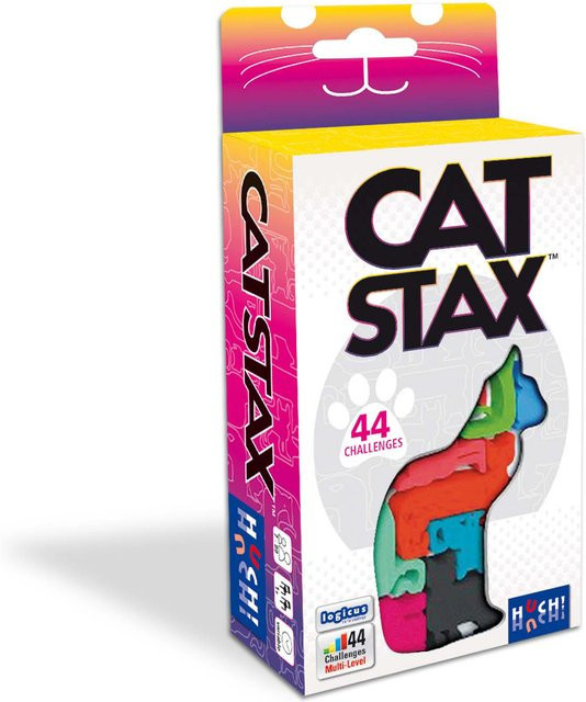 HUCH! Cat Stax Logikspiel bunt / mehrfarbig - Bild 1