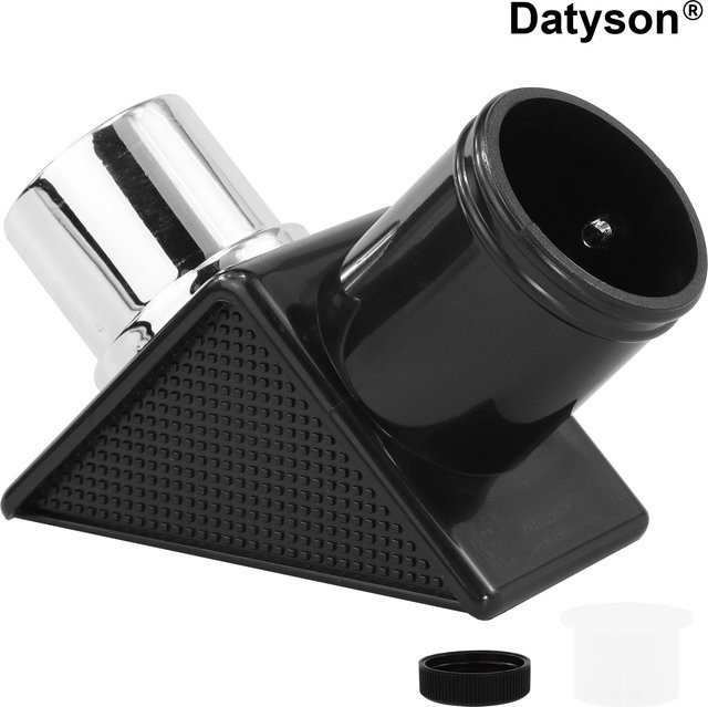 Datyson 90-Grad-Diagonalspiegel für Teleskope, 0,965 Zoll, hochreflektierende optische Glaslinse, Schwarz - Bild 1