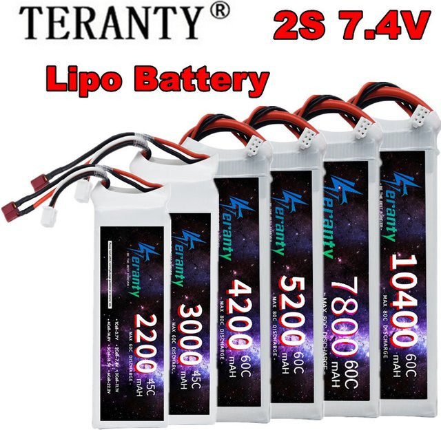 TERANTY 2S Lipo Batterie 7,4 V, Zubehör, Schwarz - Bild 1