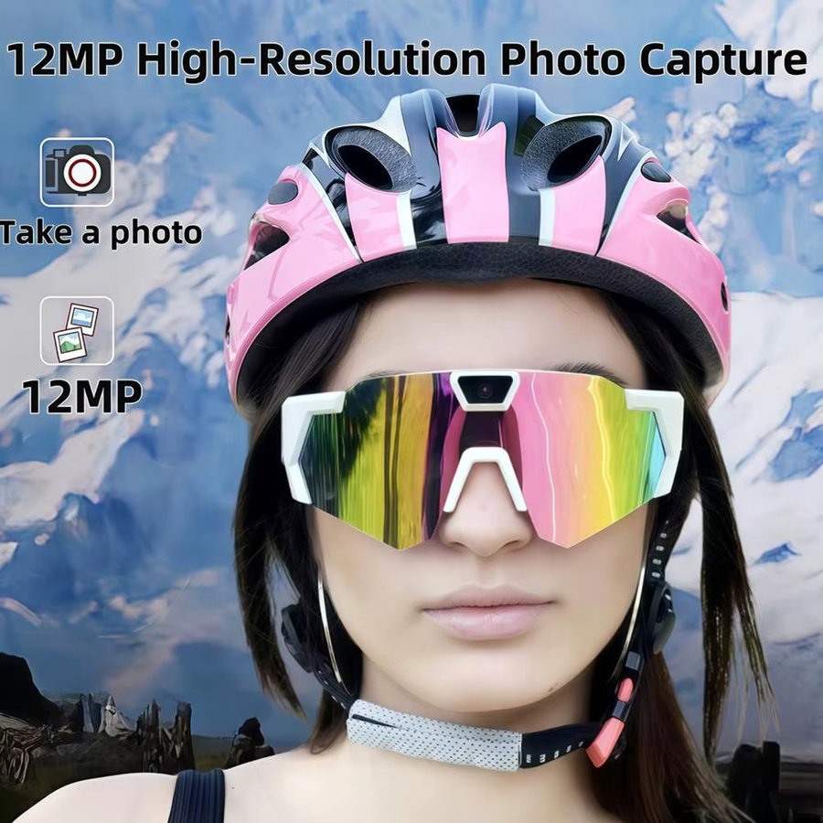 BLUELANS 4K POV-Brille intelligente Baseball-Sonnenbrille mit Kamera für Fotos und Videos - Bild 2