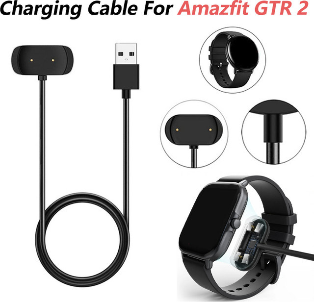 Amazfit Smartwatch Magnetisches Ladegerät, Schwarz - Bild 1