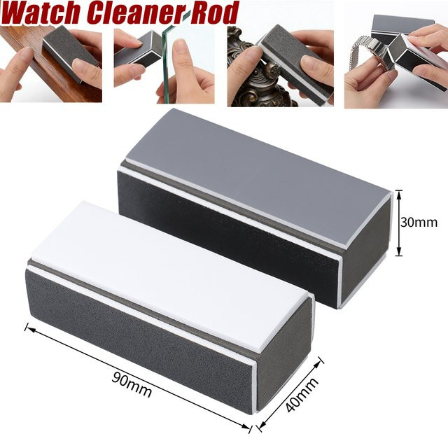 2-in-1 Polierblock mit Schwamm und Schleifpapier in Grün, B/T/H: 90 x 40 x 30 mm - Bild 1