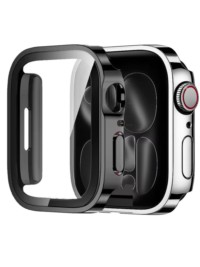 Displayschutz aus gehärtetem Glas für Apple Watch Serie 11 10 9 8 7 6 5 SE in Transparent - Bild 5