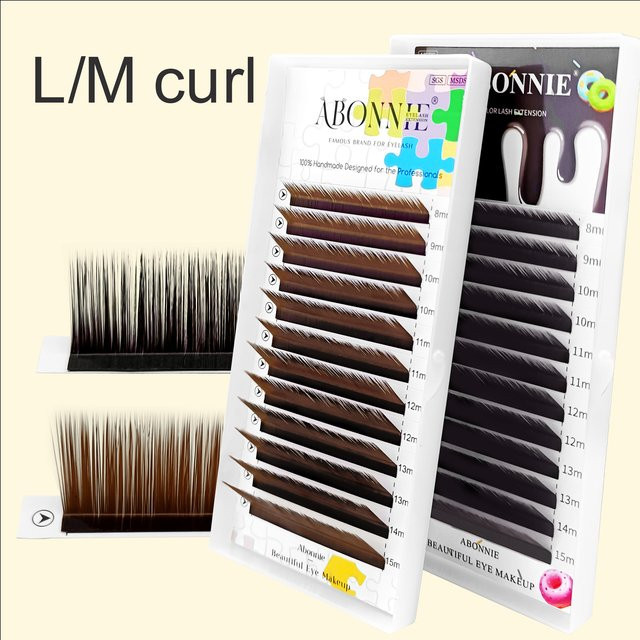 Abonnie L M Curl Wimpernverlängerungen, Brown, Unisex - Bild 1