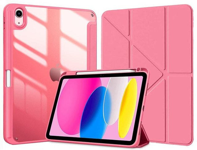 Smart Cover Tablet-Hülle für iPad 11. Generation (2025) mit Stifthalter und Auto Wake & Sleep Funktion in Pink - Bild 1