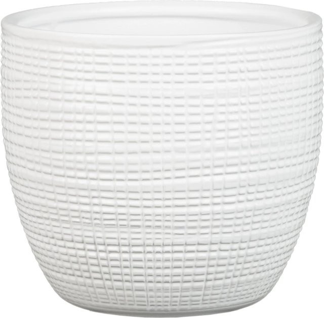 Scheurich Übertopf 866 Keramik Panna Weiß Durchmesser: 12 cm - Bild 1
