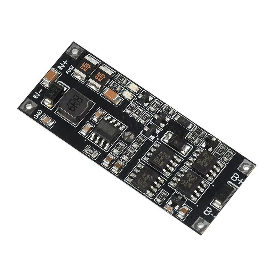 diymore Bidirektionales Lade- und Entlademodul 2/3S mit Ladeschutz, USV-Steuerplatine für unterbrechungsfreie Stromversorgung, DC 12/15V 50W 4A, Schwarz - Bild 4
