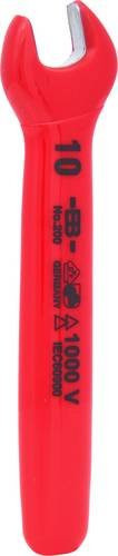 KS Tools Isolierter Maulschlüssel aus Chrom-Vanadium in Rot, 10 mm - Bild 1
