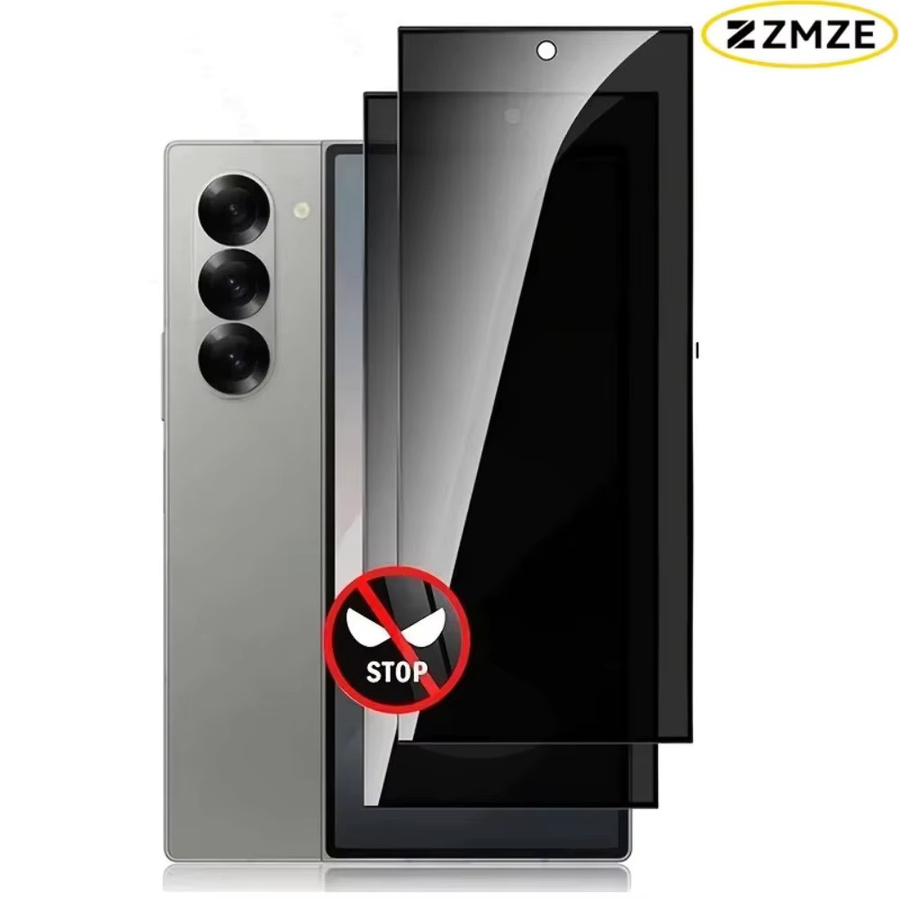 SnakeGlass Sichtschutz Displayschutzfolie aus gehärtetem Glas für Samsung Galaxy Z Fold 7 6 5 4 3, transparent, strukturierte Oberfläche mit Explosionsschutz - Bild 3