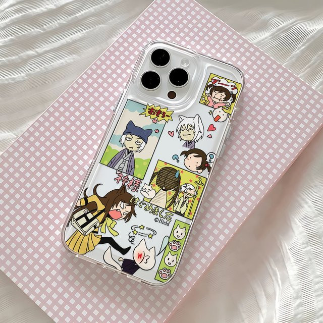 Klassische Comic Gir Handyhülle für Apple iPhone kompatibel mit iPhone 17 16 15 14 13 12 11 Pro Max und weiteren Modellen mit transparenter Rückseite - Bild 1