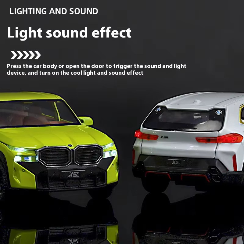 WELLY BMW XM Offroad Geländewagen, Modellauto, 1:32, Metall, mit Licht und Sound - Bild 3