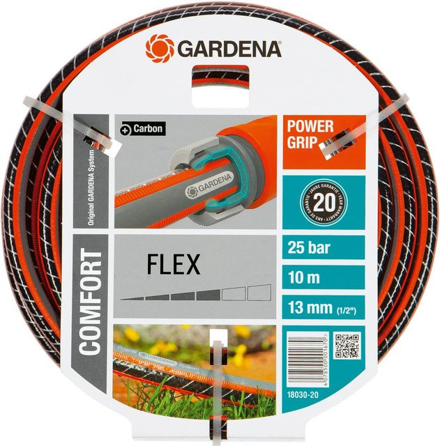 Gardena Comfort FLEX Gartenschlauch 13 mm (1/2 Zoll), 10 m, Schwarz-Orange - Bild 5