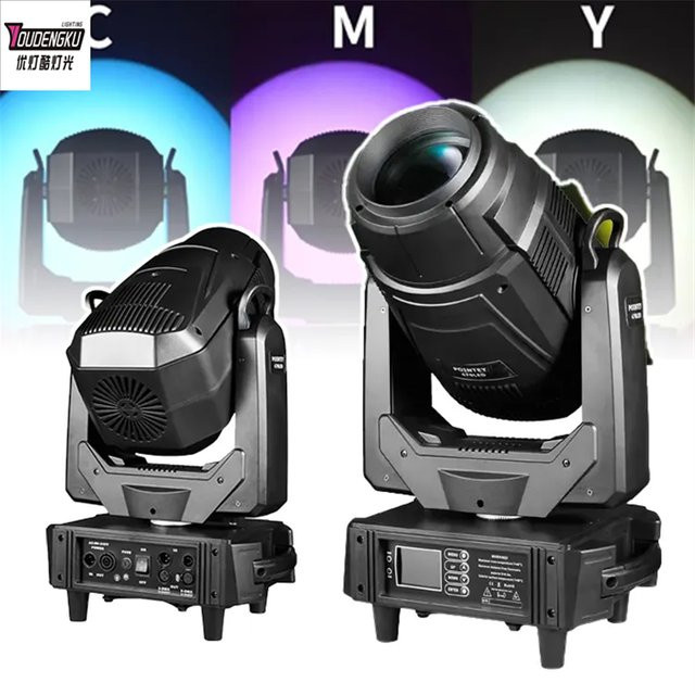 2 Stück DDMSNSTAR POINTEY 470W LED Moving Head Spot mit CMY-Farbmischung in Schwarz - Bild 1