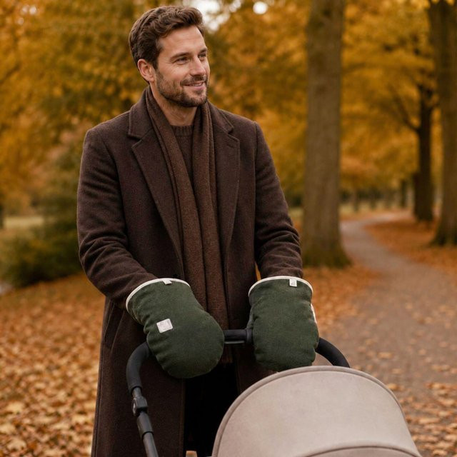 Kaiser Handwärmer LOTTI in Grün aus Wolle und Polyester - Bild 1