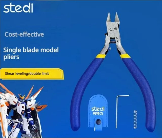 Stedi MS-104 Einkanalenzange für Gundam-Modelle in Blau aus Kunststoff und Metall - Bild 1