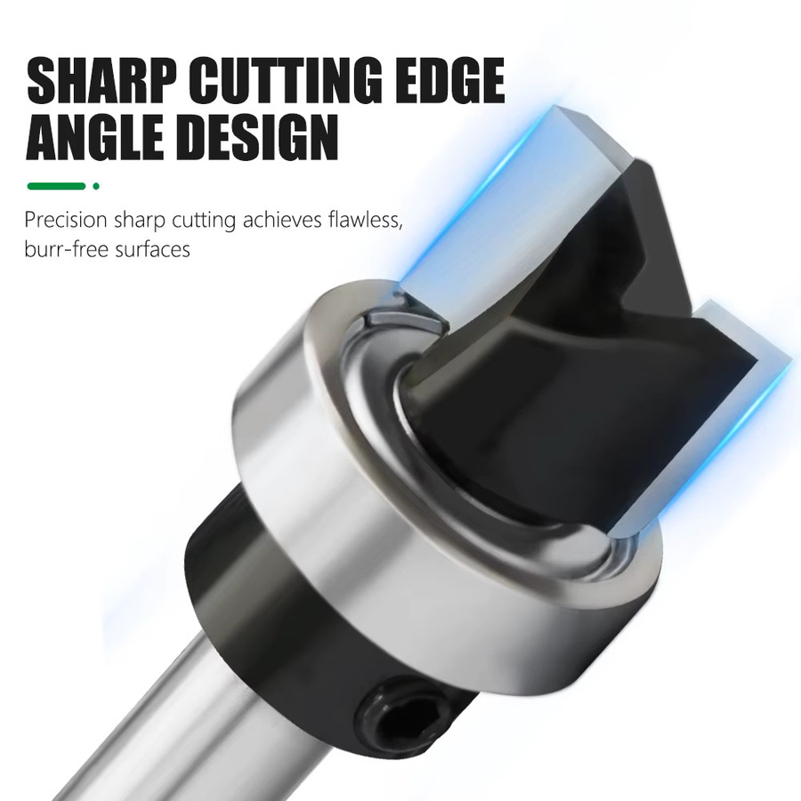 LAVIE Gerade Router Bit Fräser für Holzbearbeitung mit 6mm Schaft und 1/4 Zoll Aufnahme C06013A - Bild 2