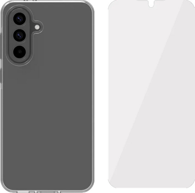 BlueBuilt Schutzhülle Transparent mit Panzerglas für Samsung Galaxy A56 - Bild 1