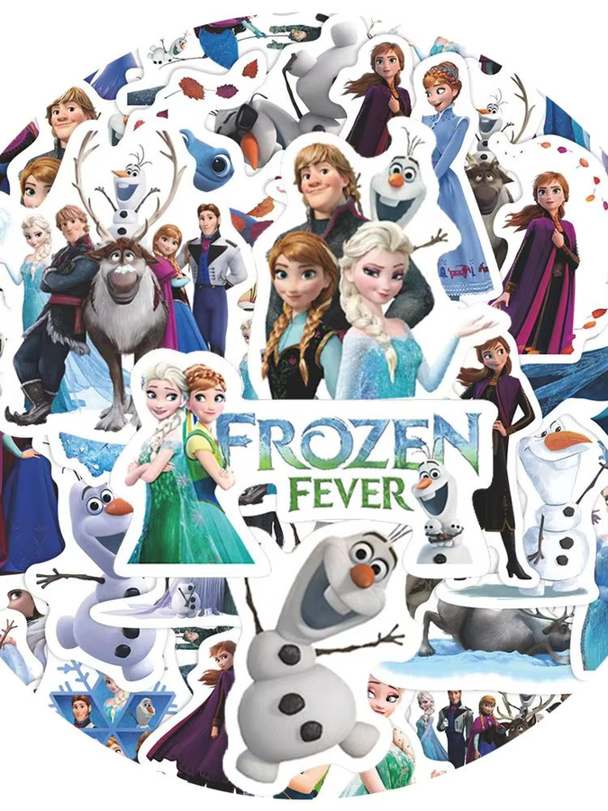 Disney Frozen Princess Aufkleber, 10/30/55 Stück - Bild 5